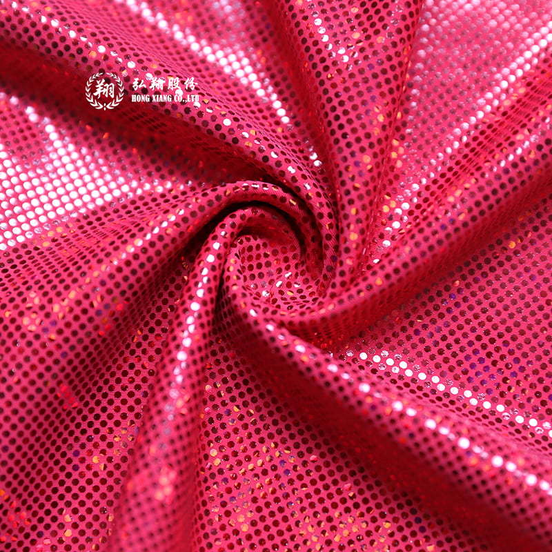 N005PW6-E Tessuto alla moda in nylon spandex opaco di colore caldo